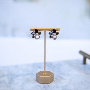 Black Cluster Earrings